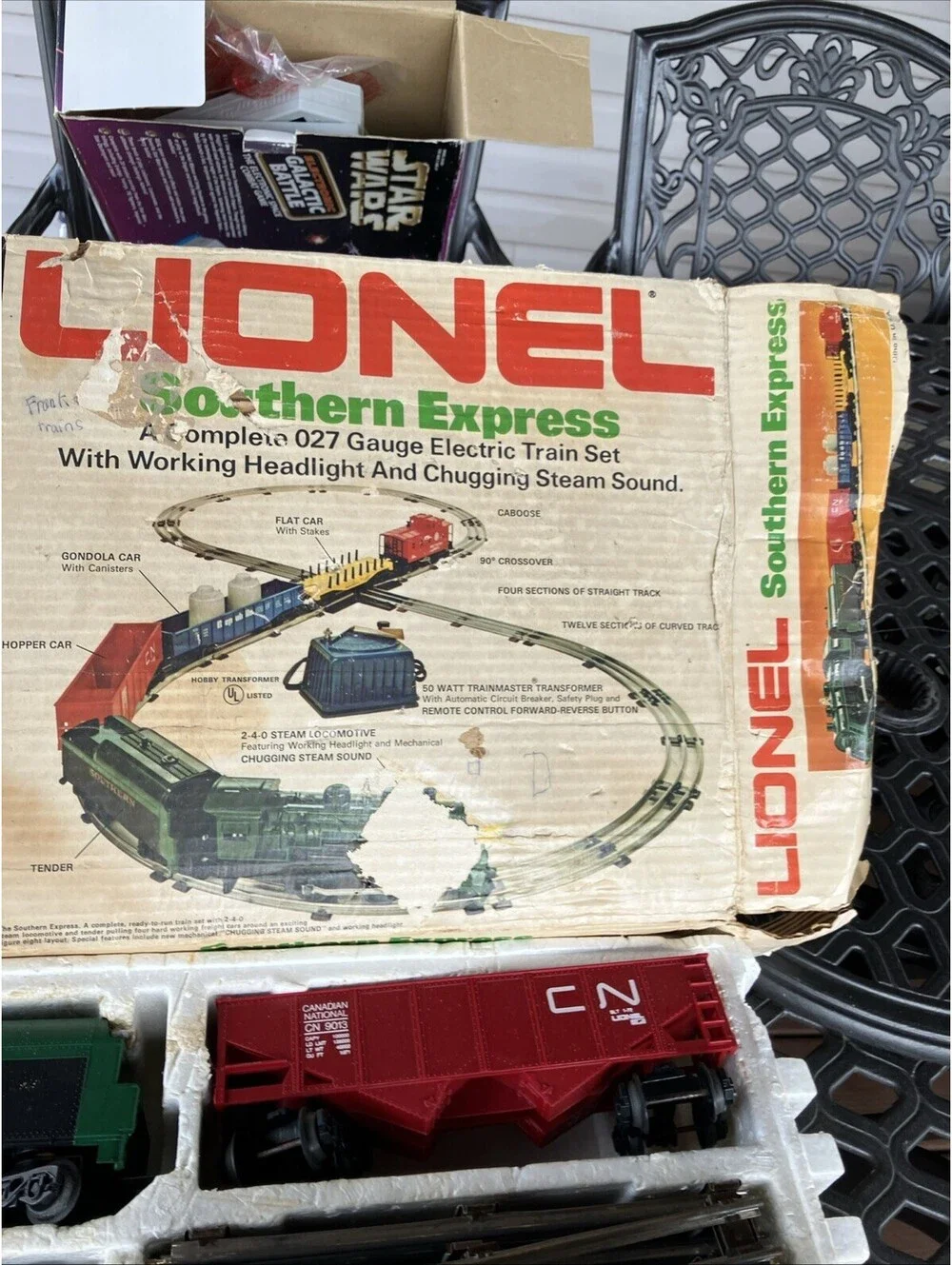 Vintage Lionel Southern Express #12033 O27 Gauge Electric Train Set Complete Box